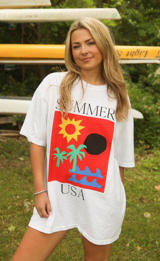 friday + saturday: summer usa tee