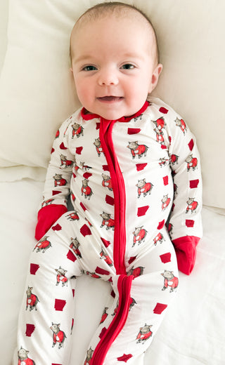 arkansas wild boar unisex kids pajamas
