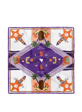 clemson tigers saturday scarf
