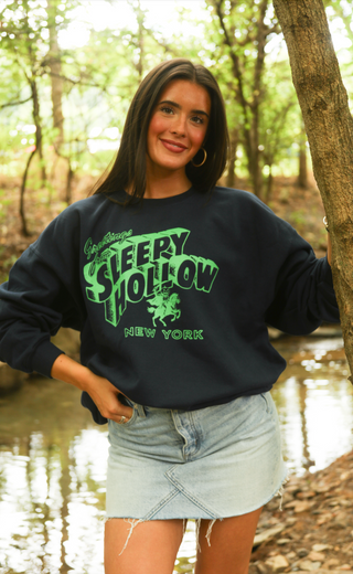 friday + saturday: sleepy hollow sweatshirt