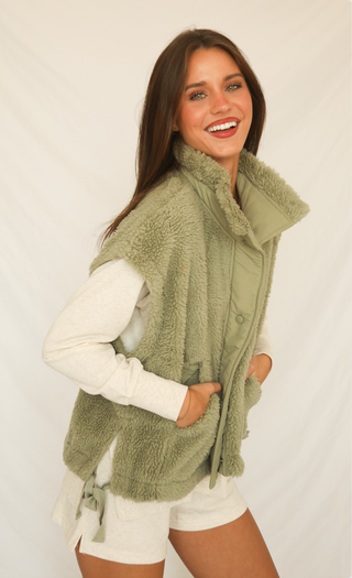 layer it on sherpa vest