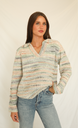 color theory collared sweater