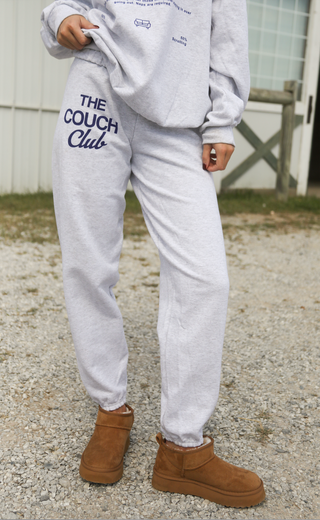charlie southern: couch club sweatpants - ash