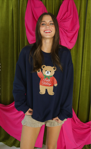 charlie southern: merry christmas teddy sweatshirt