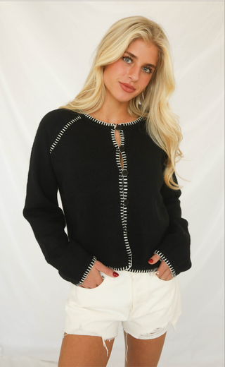 concrete heart cardigan sweater