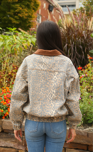 walk this way leopard barn jacket