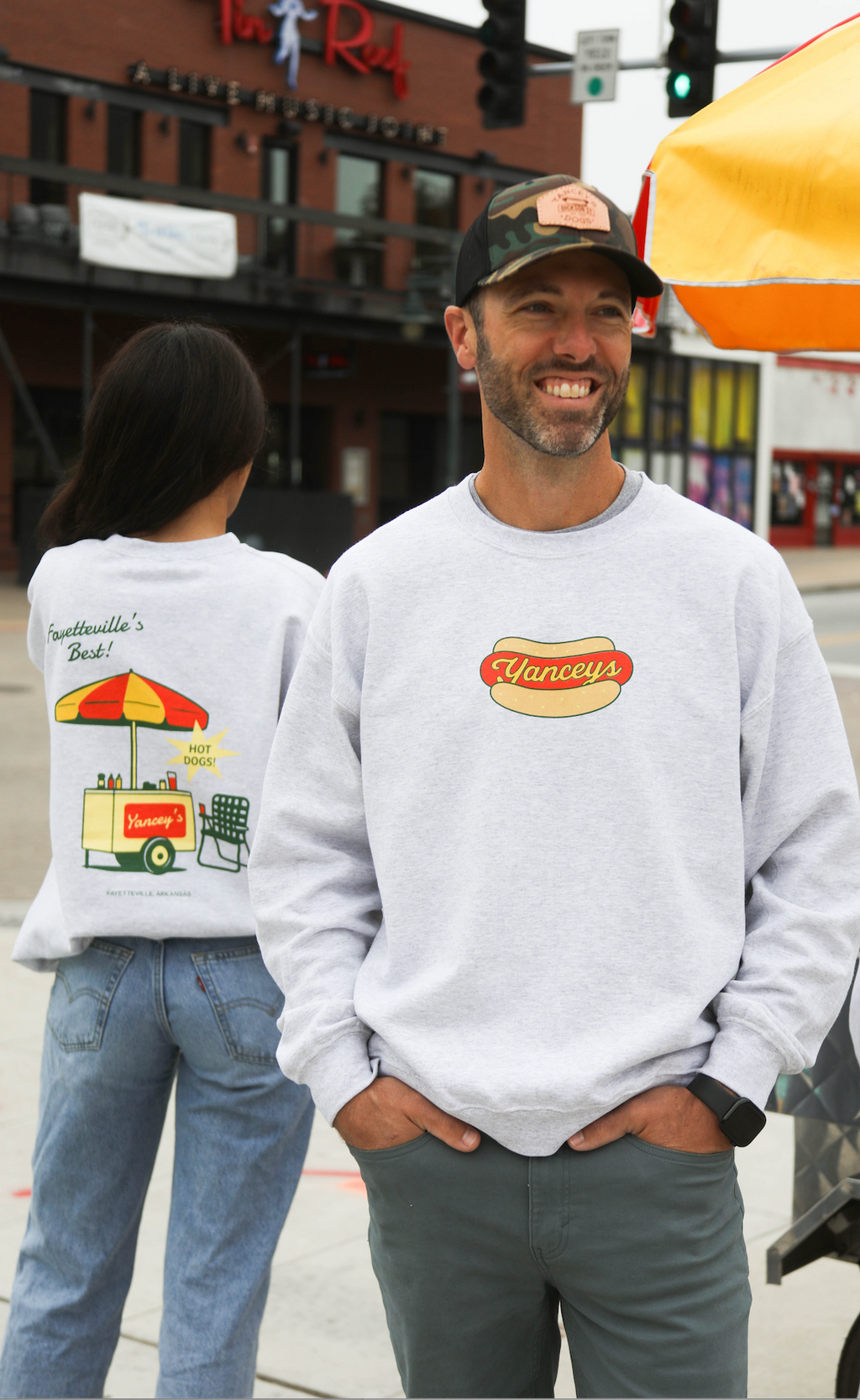charlie southern: yancey's hot dogs sweatshirt – Riffraff