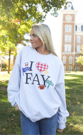 charlie southern: i heart fay sweatshirt