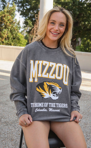 charlie southern: mizzou mascot corded sweatshirt