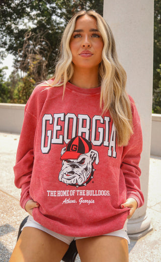 charlie southern: georgia mascot corded sweatshirt