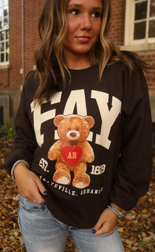 charlie southern: fay teddy sweatshirt