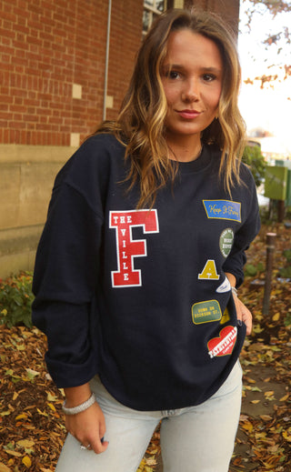 charlie southern: fay patches sweatshirt
