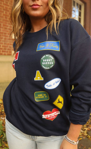 charlie southern: fay patches sweatshirt
