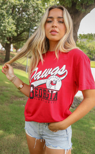 charlie southern: dawgs script t shirt