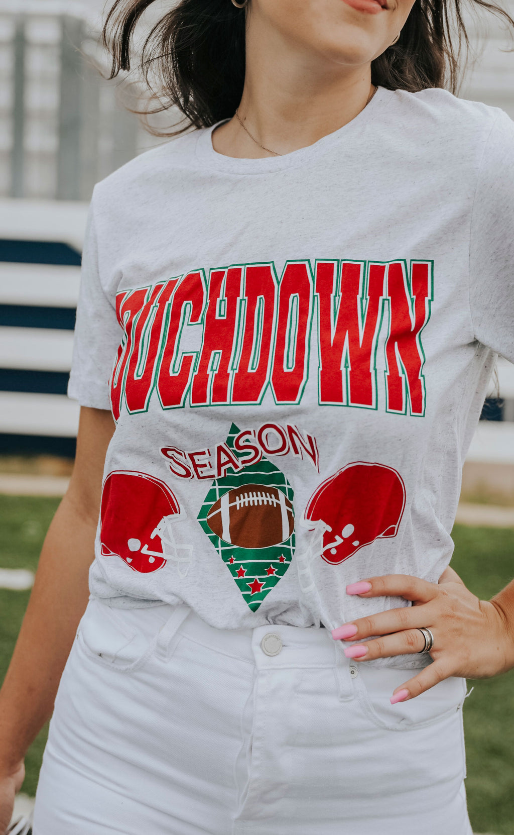 Popular Tee Touchdown Baseball T-Shirt - Sports & Wellness Tee