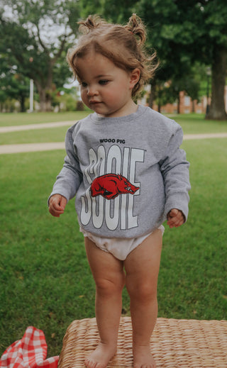 charlie southern: woo pig sooie toddler sweatshirt