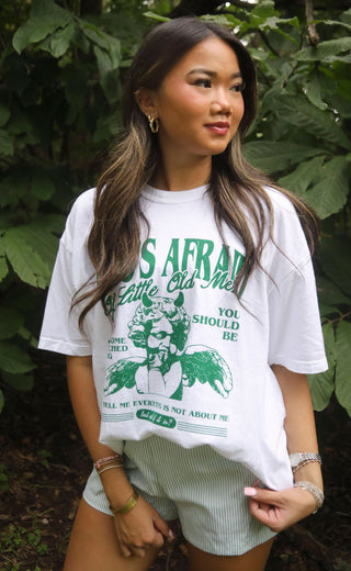 friday + saturday: little old me t shirt
