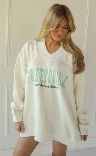 spring fayetteville pullover
