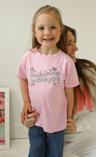 friday + saturday: thank heaven for little girls tee (toddler)