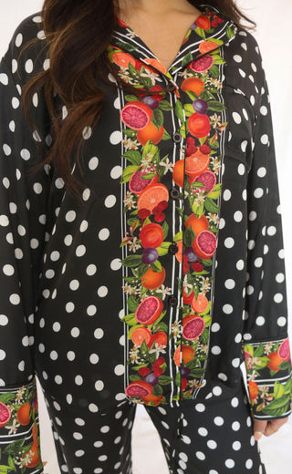 show me your mumu: classic pj set - tropical sangria