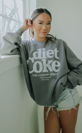 laundry room: diet coke sweatshirt