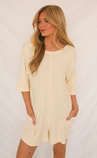 lucky that you love me romper