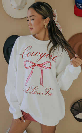 charlie southern: cowgirls need love too sweatshirt