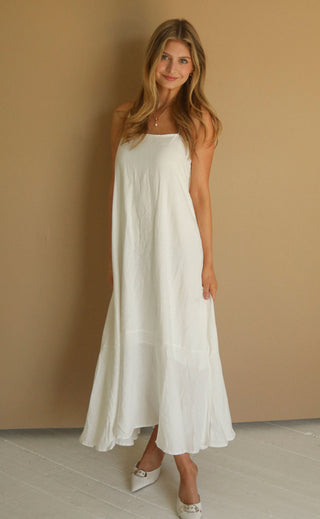 z supply: coast maxi dress - white