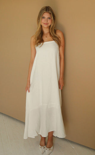z supply: coast maxi dress - white