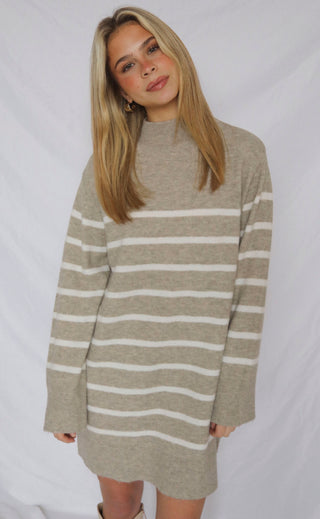 z supply: fin stripe sweater dress