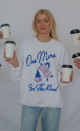 friday + saturday x jo johnson overby: for the road sweatshirt