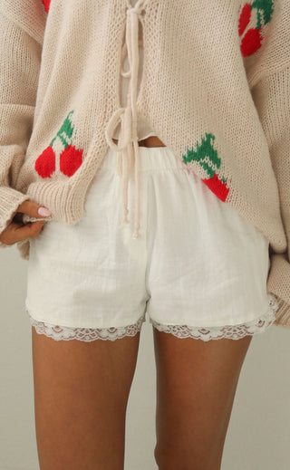 in the zone shorts - white
