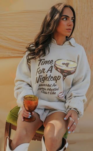 charlie southern: time for a nightcap sweatshirt