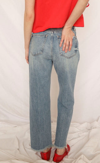 pistola: cassie crop super high rise straight - era vintage