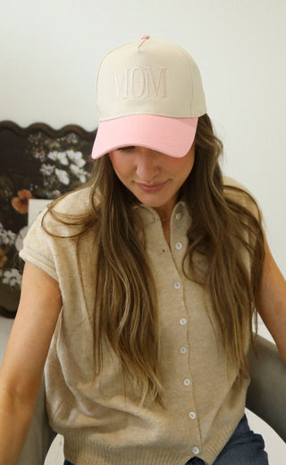 friday + saturday: mom trucker - pink