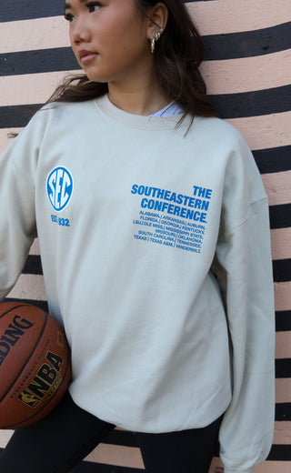 charlie southern: sec tan sweatshirt