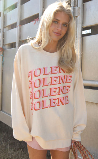 charlie southern: jolene corded sweatshirt