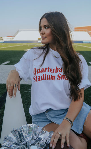 charlie southern: quarterback and stadium snacks t shirt