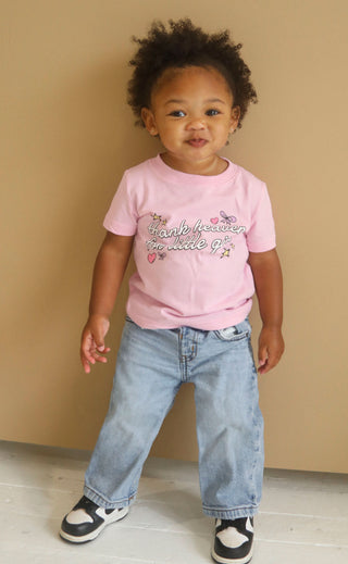 friday + saturday: thank heaven for little girls tee (baby)