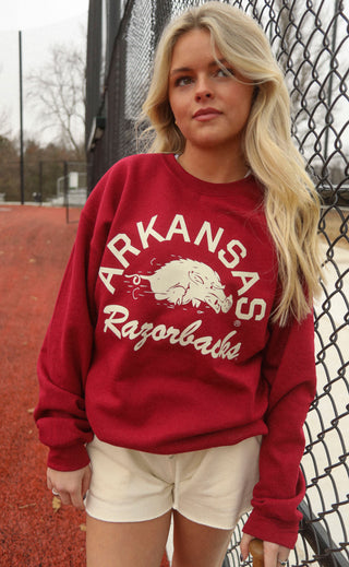 charlie southern: vault razorback baseball sweatshirt