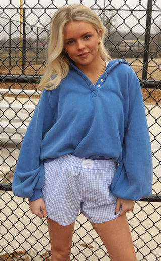 rise above sweater - blue