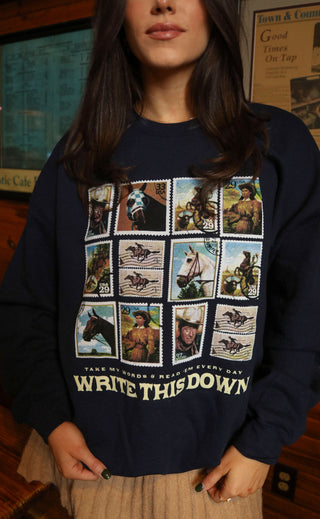 charlie southern: write this down sweatshirt