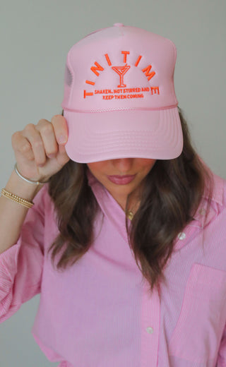 friday + saturday: tini time trucker - pink