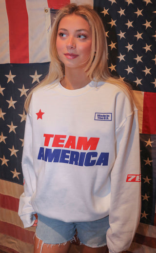 friday + saturday: team america sweatshirt