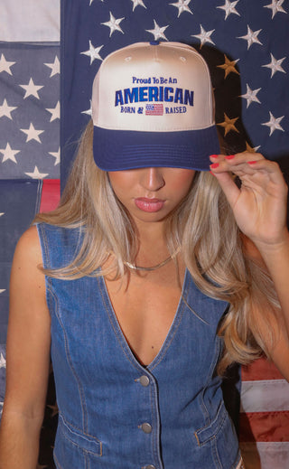 charlie southern: proud to be an american trucker hat