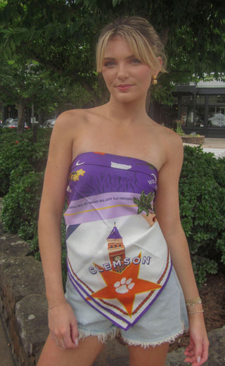 clemson tigers saturday scarf