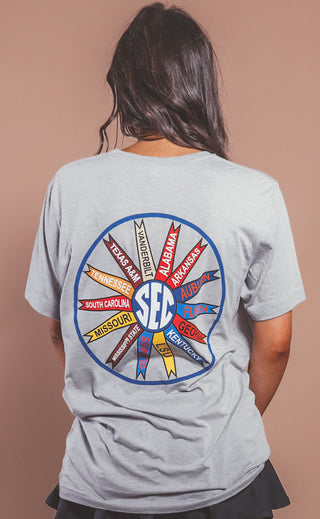 charlie southern: sec pinwheel t shirt