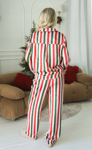 show me your mumu: classic pj set - jolly stripes silky