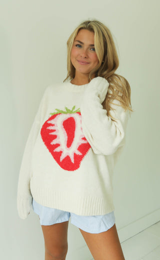 strawberry fields sweater