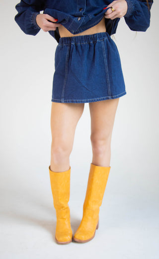 something about you denim set